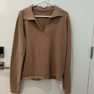 Commense Oversized Beige Sweater - NWT!
